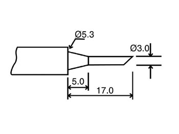 Spare Bit Tip 3 for VTSSC10N-20N-30N-40N