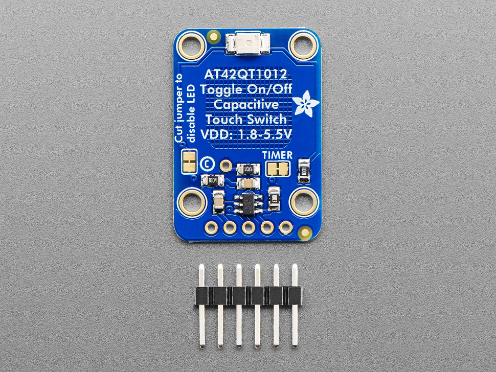 Standalone Toggle Capacitive Touch Sensor Breakout - AT42QT1012