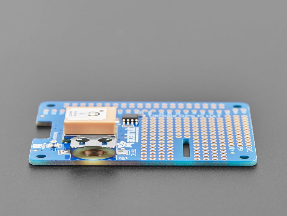 Adafruit Ultimate GPS HAT for Raspberry Pi A+/B+/Pi 2/3/4/Pi 5 - Mini Kit