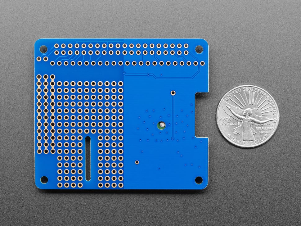 Adafruit Ultimate GPS HAT for Raspberry Pi A+/B+/Pi 2/3/4/Pi 5 - Mini Kit