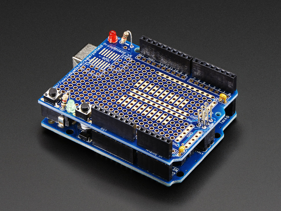 Adafruit Proto Shield for Arduino Unassembled Kit - Stackable - Version R3