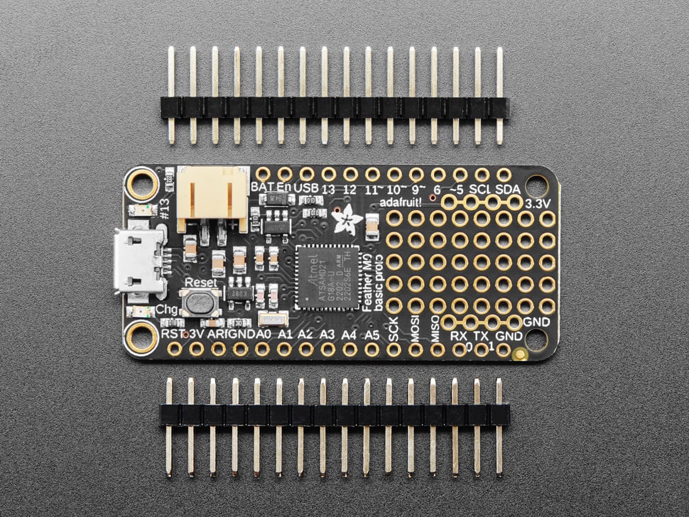 Adafruit Feather M0 Basic Proto - ATSAMD21 Cortex M0