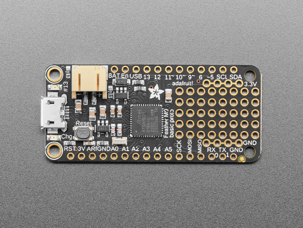 Adafruit Feather M0 Basic Proto - ATSAMD21 Cortex M0