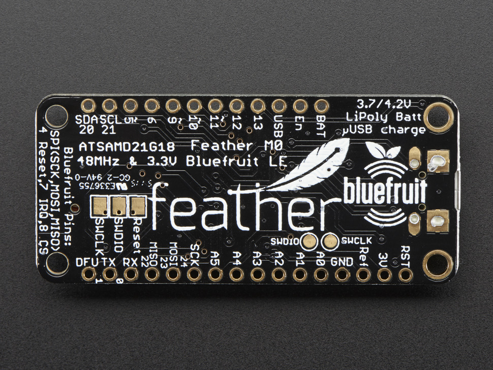 Adafruit Feather M0 Bluefruit LE