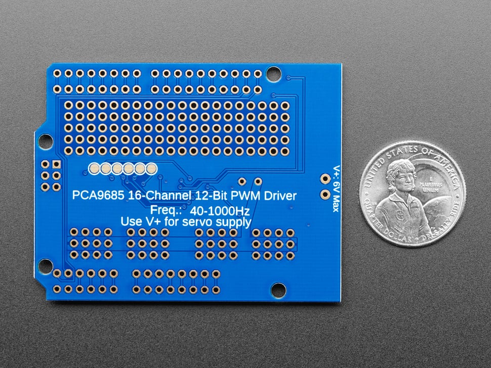 Adafruit 16-Channel 12-bit PWM/Servo Shield - I2C interface