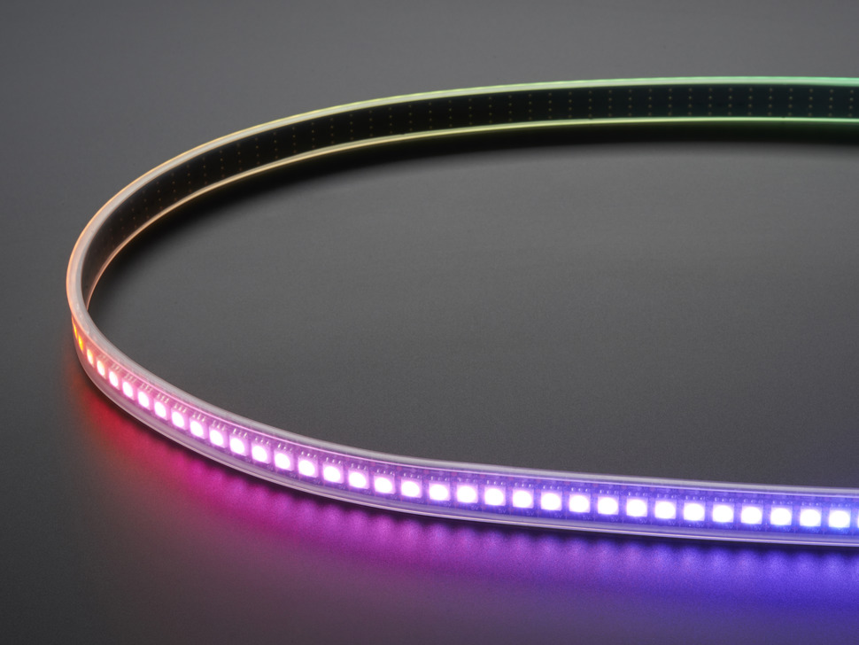 Adafruit DotStar Digital LED Strip - Black 144 LED/m - 0.5 Meter - BLACK