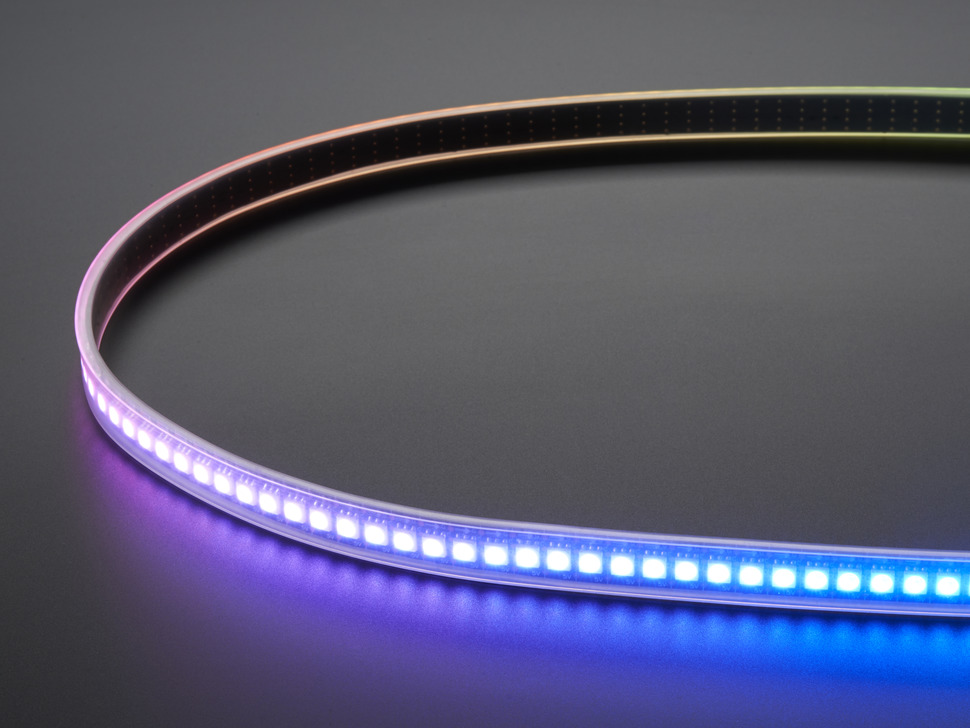 Adafruit DotStar Digital LED Strip - Black 144 LED/m - 0.5 Meter - BLACK