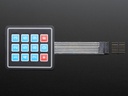 Membrane 3x4 Matrix Keypad + extras - 3x4