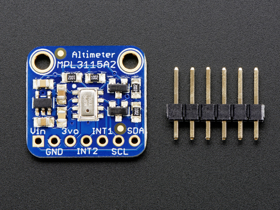 MPL3115A2 - I2C Barometric Pressure/Altitude/Temperature Sensor