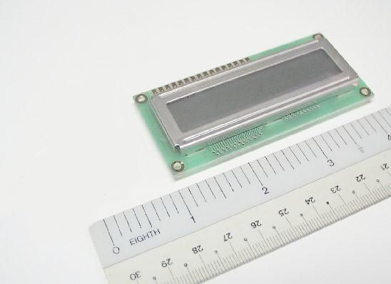 16 Char x 2 line LCD display (no backlight) MTC-C162DPRN-2N