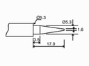 Spare Bit Tip 1 for VTSSC10N-20N-30N-40N