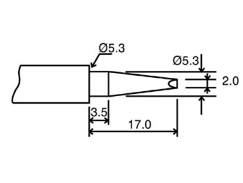 Spare Bit Tip 4 for VTSSC10N-20N-30N-40N