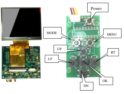 C9203 Recording Module with TFT display for MuC30x series Micro Camera Modules