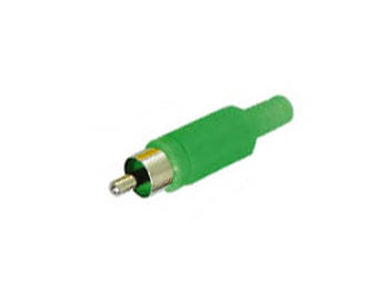 Phono (RCA) Plug - Green