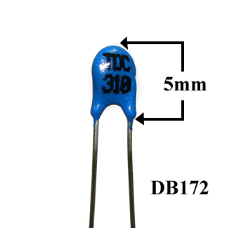 10K at 25 deg Celsius Disc Thermistor