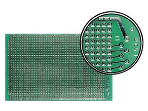 Eurocard 1-Hole Island - 3.9" x 6.3" - FR4