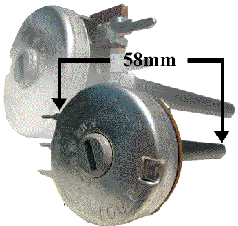 RES 100K Rotary Potentiometer log