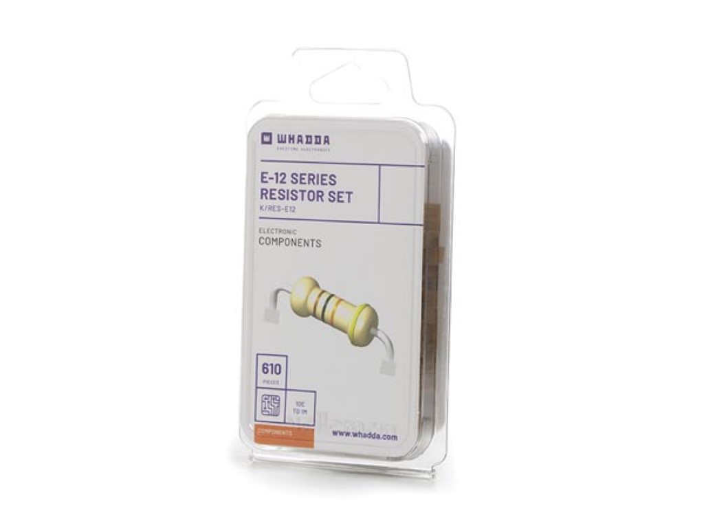 Pack of 610 E12-Series Resistors