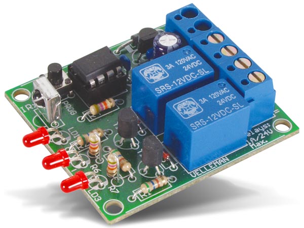 2-Channel IR Remote Receiver (Kit)