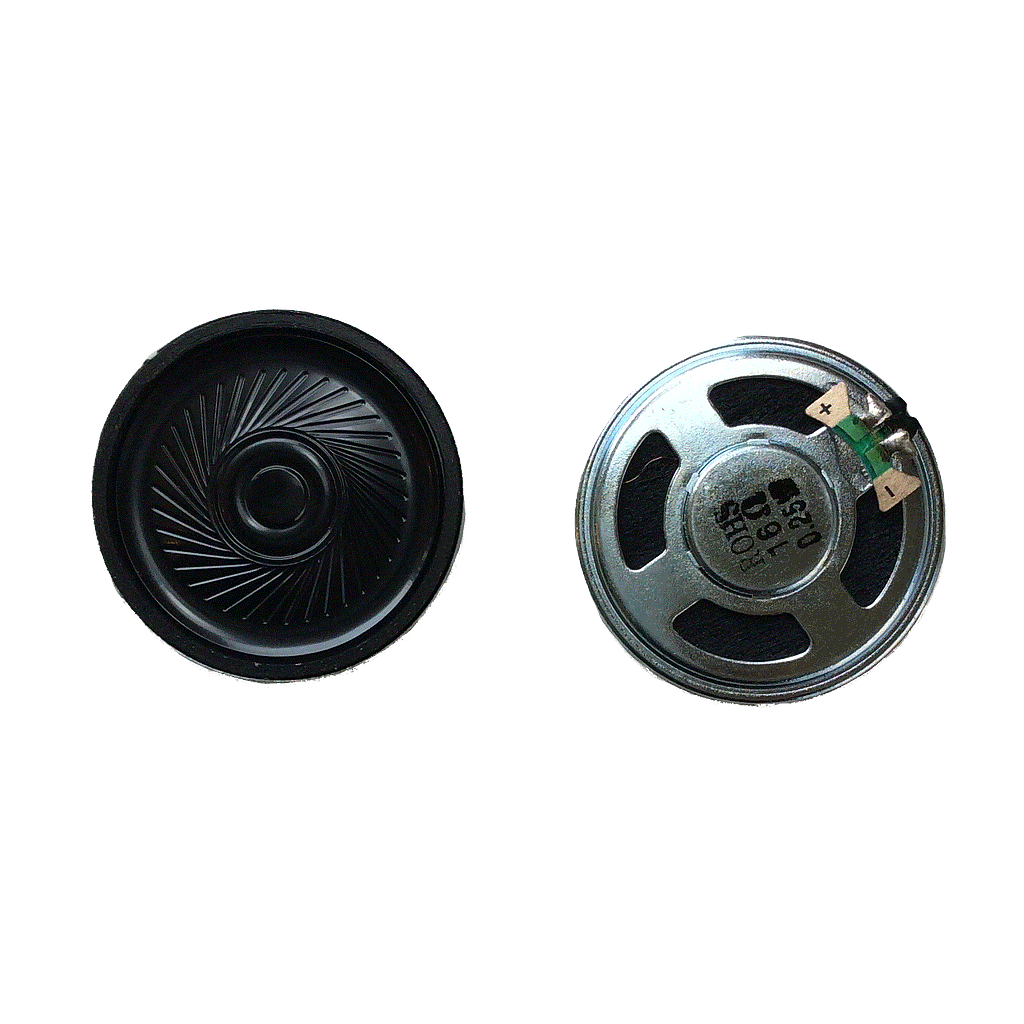 40mm (1.6in) Metal Housing Mylar Speaker 0.25W