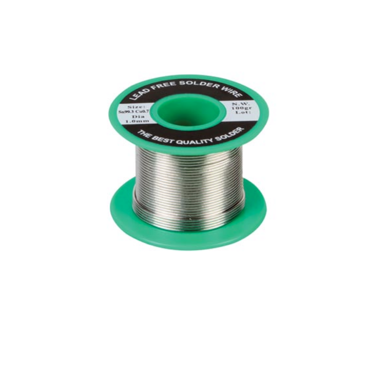 Lead-Free Rosin Core Solder Coil - 0.22 lbs