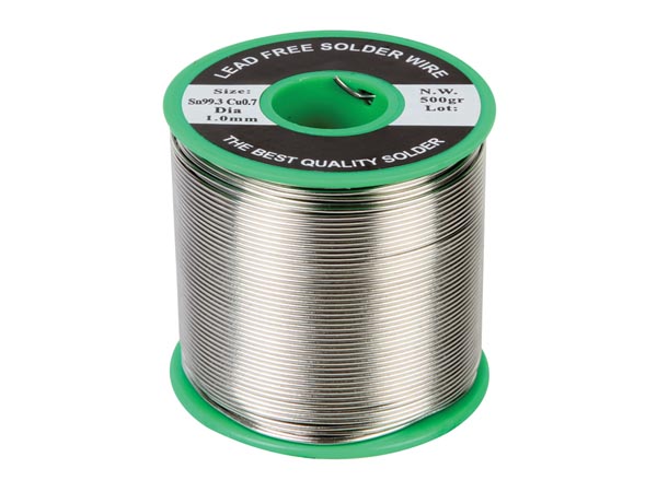 Lead-Free Solder Sn 99.3% - Cu 0.7% 0.04" 1.10lbs.