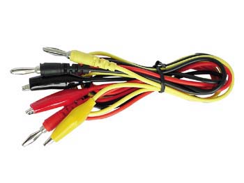 Set of Test Leads - Banana Plug / Booted Alligator Plug