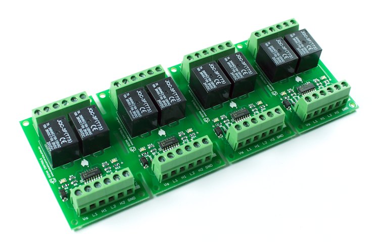 Eight 24VDC Relay Card