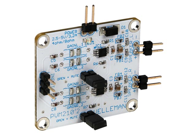 Class D Audio Amplifier - Stereo 2.8 W