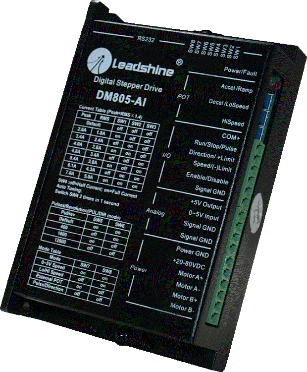 DM805-AI Analog Input Stepper Motor Driver