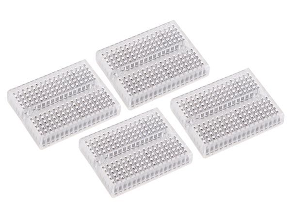 Set of Mini Breadboards - 170 Tie-Points - 4 pcs