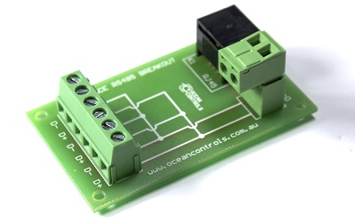 RJ45 RS-485 Breakout Distribution Card