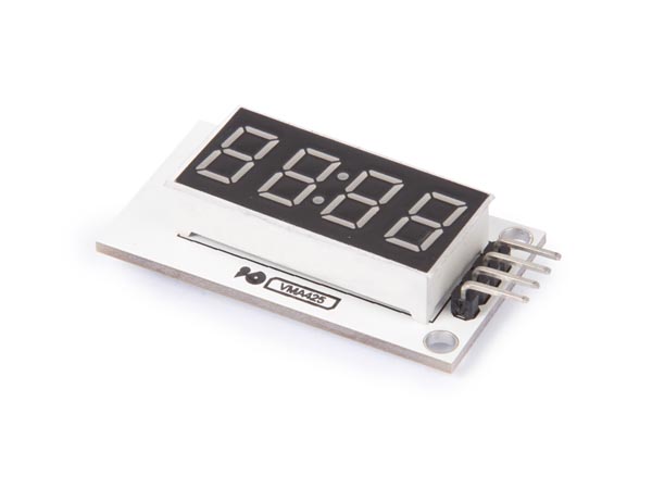 4-Digit Display w/ Driver Module (TM1637 Driver)