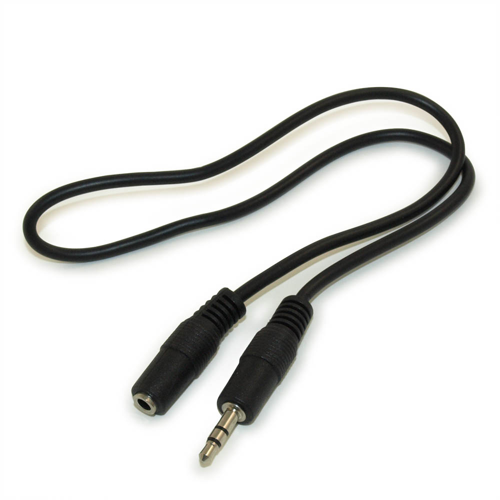 1.5ft 3.5mm Mini-stereo Trs Male To Female Speaker/mp3 Extension Cable