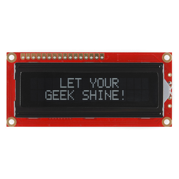 Basic 16x2 Character LCD - White on Black 5V