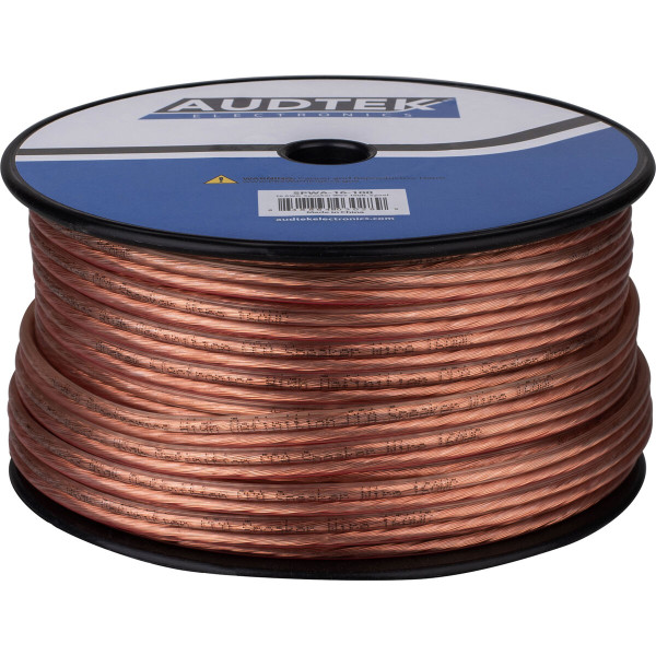 Audtek 16 AWG CCA Speaker Wire 100 ft. Spool