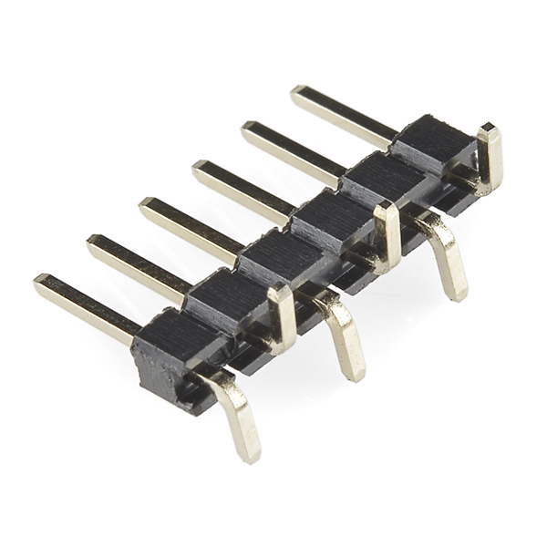 Header - 6-pin Male (SMD, 0.1")