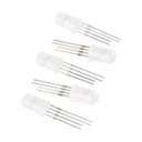 LED - RGB Addressable, PTH, 5mm Diffused (5 Pack)