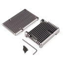 Aluminum Heatsink Case for Raspberry Pi 4 - Gunmetal