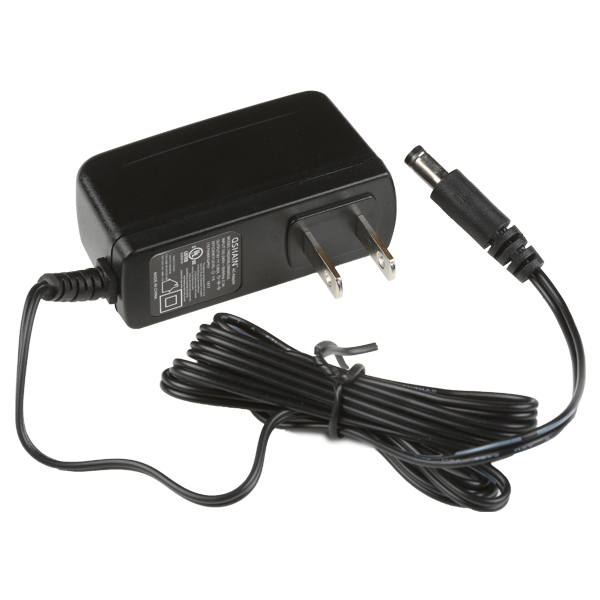 Wall Adapter Power Supply - 9VDC, 650mA (Barrel Jack)