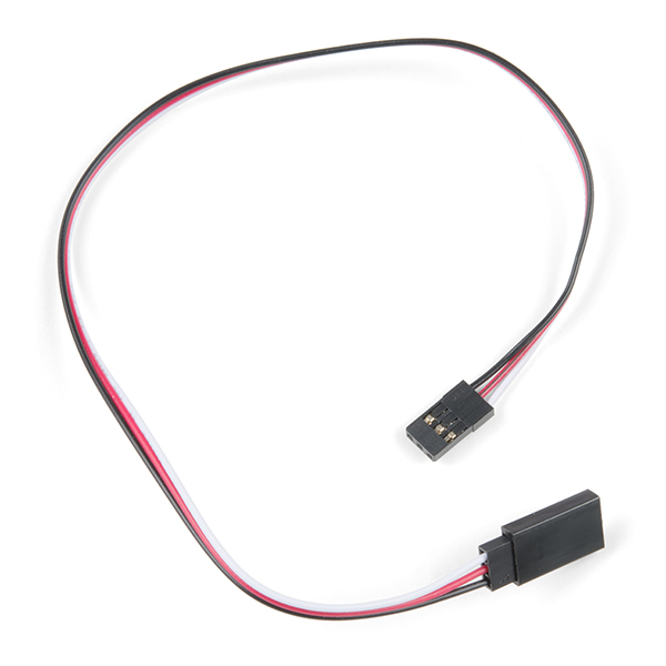 Servo Extension Cable - Female to Male (Shrouded)