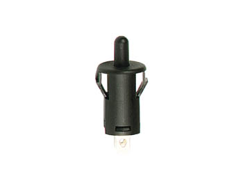 PUSH-BUTTON SWITCH OFF-(ON) BLACK 1A - 250V