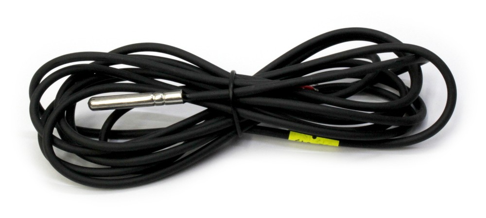 Waterproof RTD PT100 temperature sensor with 6 x40mm stainless probe and 3 wire 3 meter cable