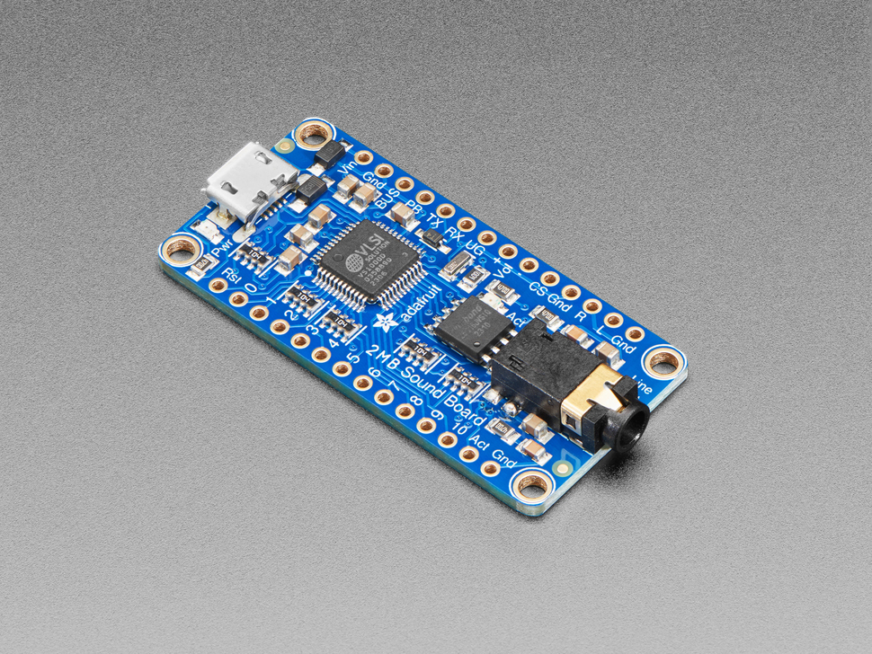 Adafruit Audio FX Sound Board - WAV/OGG Trigger with 2MB Flash