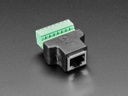 RJ-45 Terminal Block to Ethernet Socket Adapter