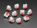 Kailh Mechanical Key Switches - Linear Red - 10 pack - Cherry MX Red Compatible