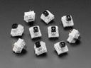 Kailh Mechanical Key Switches - Linear Black - 10 pack - Cherry MX Black Compatible