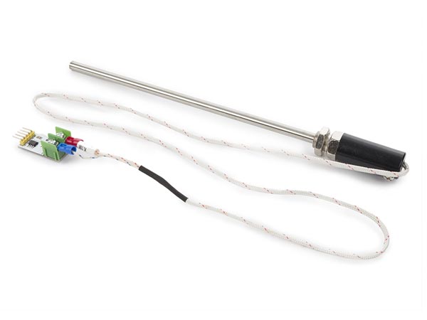 TEMPERATURE PROBE / SENSOR 600C + MAX6675 INTERFACE