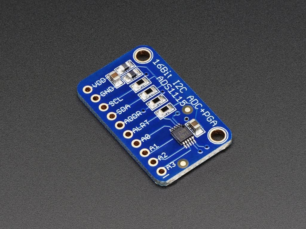 ADS1115 16-Bit ADC - 4 Channel with Programmable Gain Amplifier