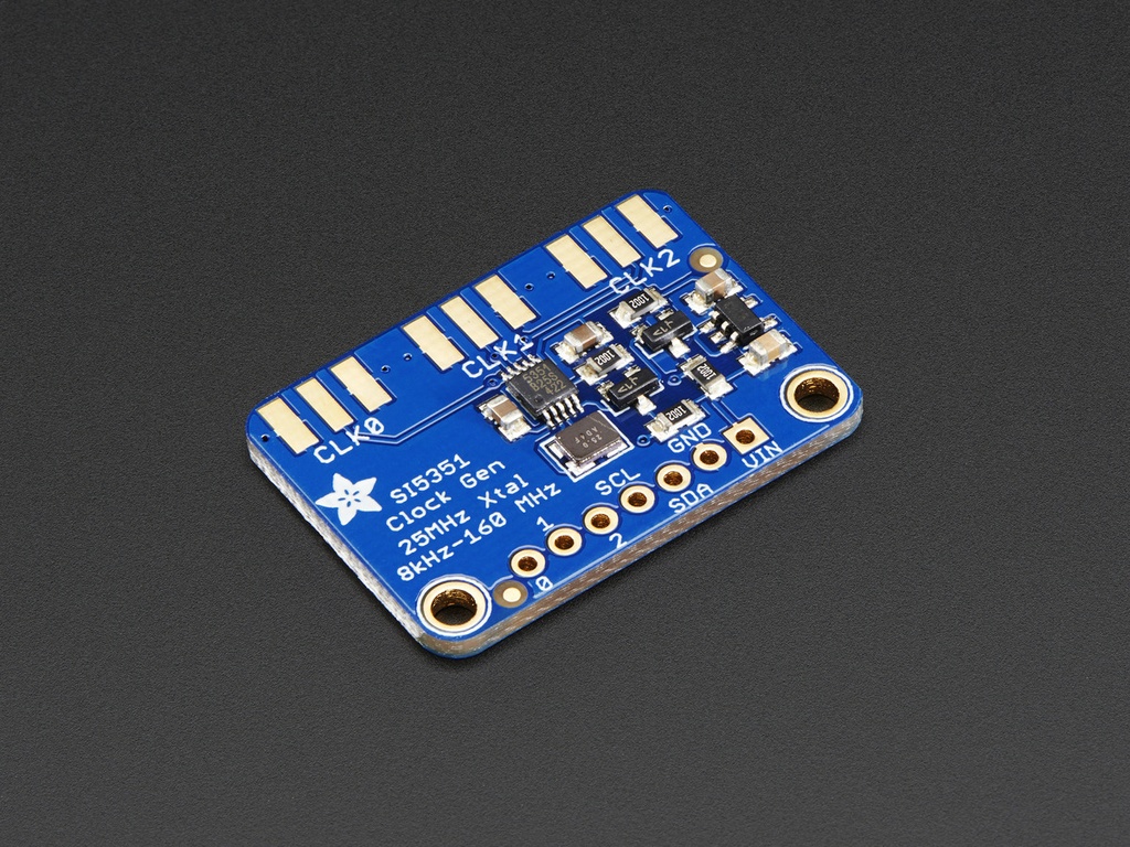 Adafruit Si5351A Clock Generator Breakout Board - 8KHz to 160MHz